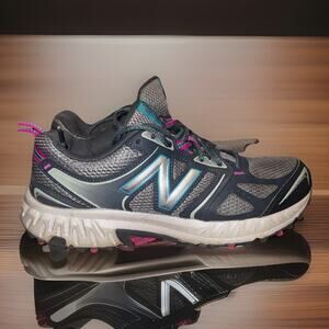 New Balance 412 All-Terrain Grey Pink Hiking Trail Shoe Womens Size 8 WTE412H3